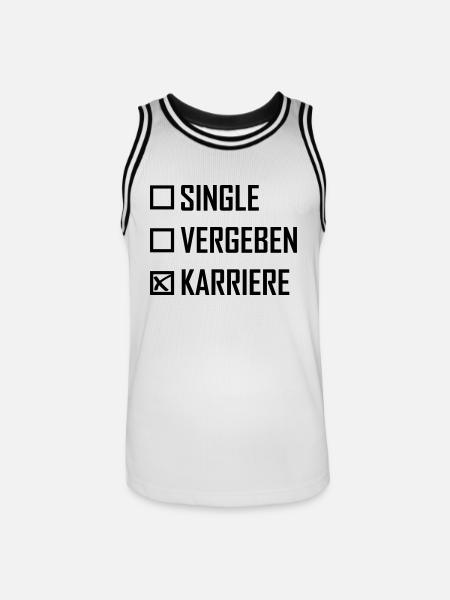 karriere - Männer Basketball-Trikot - Weiß/Schwarz