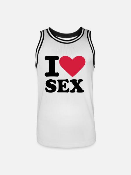 Sex - Men's Basketball Jersey - white/black