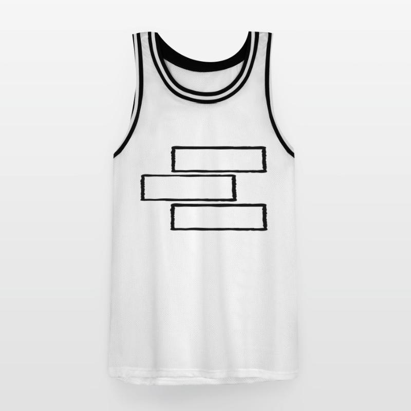 3 rectangular frame Men's Basketball Jersey