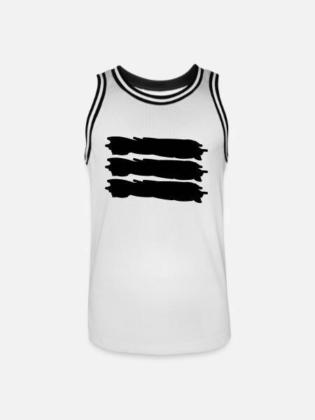 deutschland - Männer Basketball-Trikot - Weiß/Schwarz