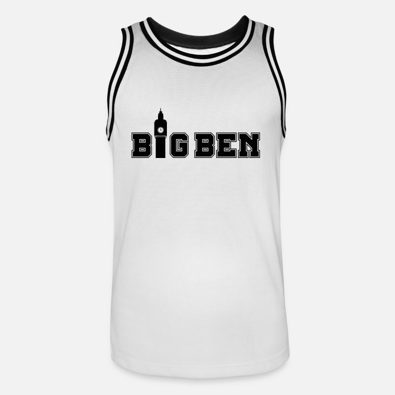 big_ben_01 - Men's Basketball Jersey - white/black