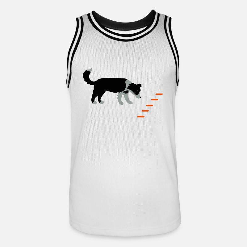 Obedience 1 - Koszulka koszykarska męska - biały/czarny