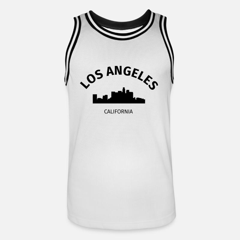 Los Angeles - Basebollinne herr - vit/svart