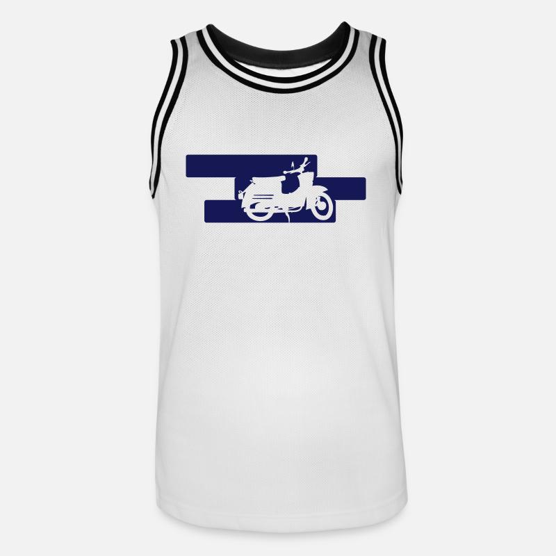 Schwalbe KR50 - Men's Basketball Jersey - white/black