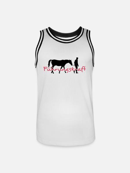 Executive man 2C - Men's Basketball Jersey - white/black