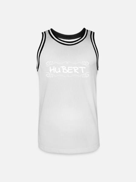 Hubert as a name - Men's Basketball Jersey - white/black
