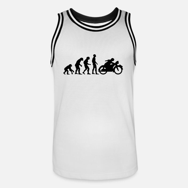 motor evolutionary 1 - Men's Basketball Jersey - white/black