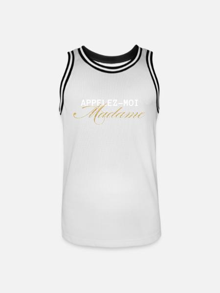 Call Me Mrs. Gold- Bride-to-be - Men's Basketball Jersey - white/black