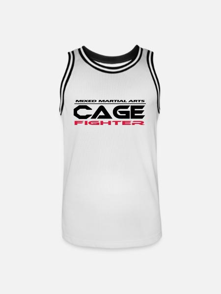 Mixed Martial Arts - Men's Basketball Jersey - white/black