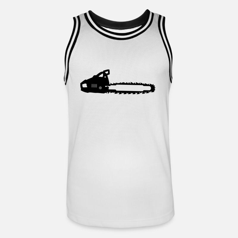ROAR! - Männer Basketball-Trikot - Weiß/Schwarz