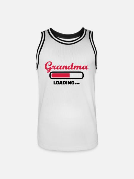 Grandma - Maillot de basket Homme - blanc/noir