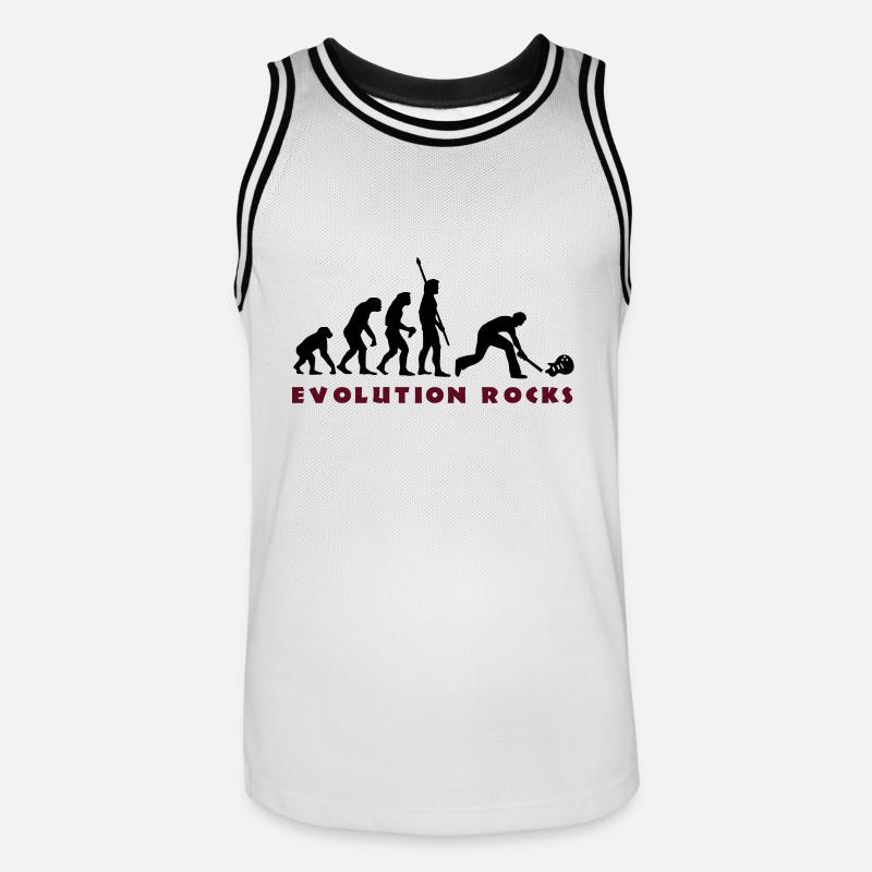 evolution_smash_guitar_01_b_2c - Maillot de basket Homme - blanc/noir