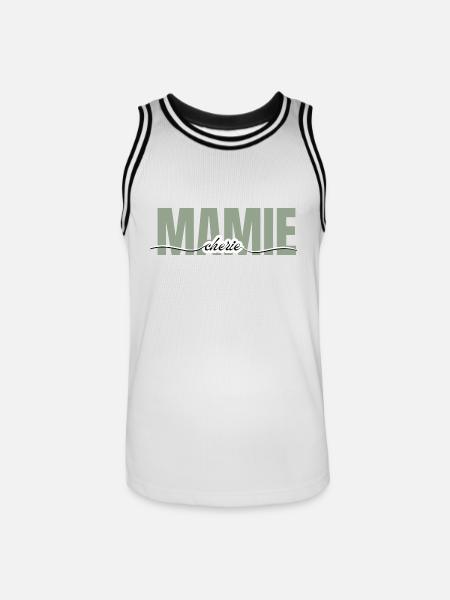 Granny Darling - Grandma Gift - Men's Basketball Jersey - white/black