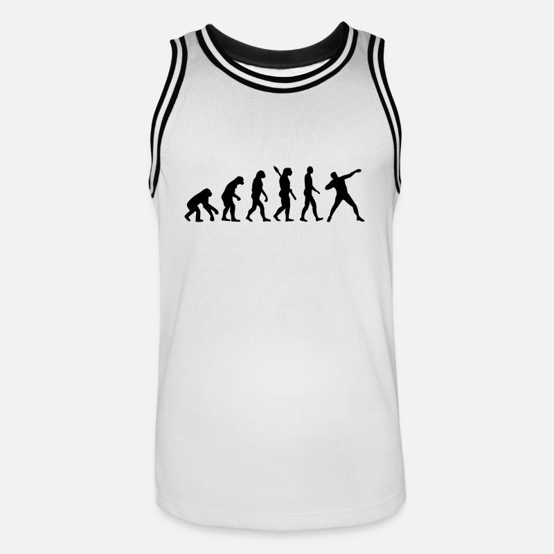 Évolution Lancer du poids - Maillot de basket Homme - blanc/noir