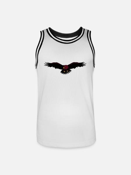 Aigle, Eagle - Maillot de basket Homme - blanc/noir