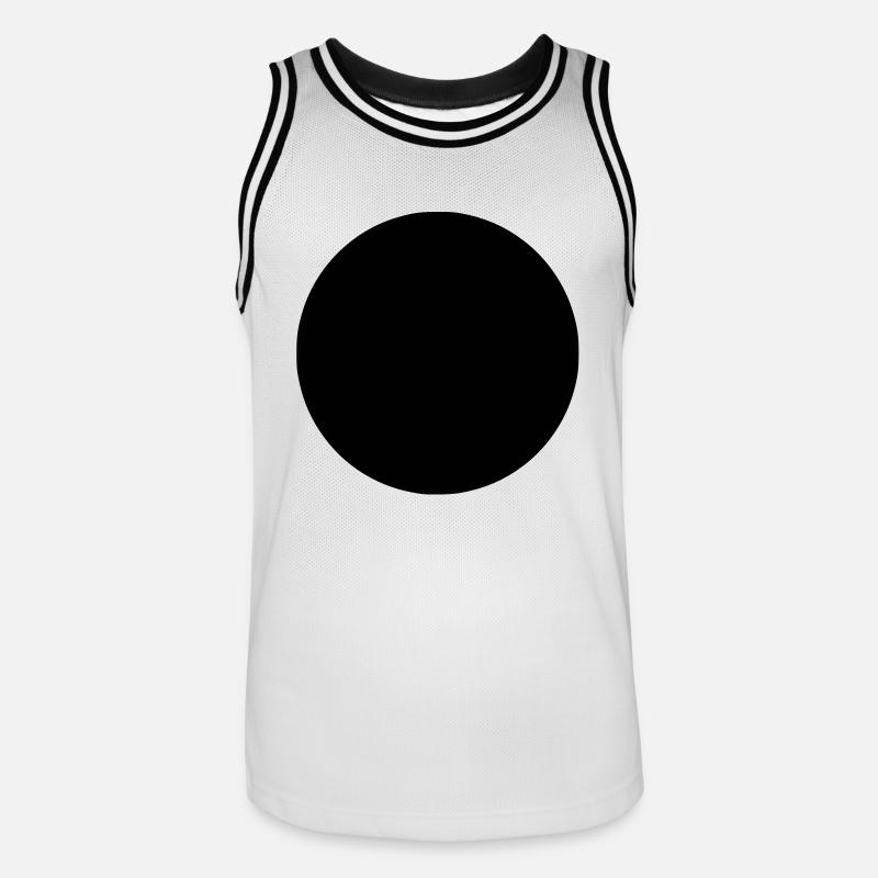 Extra Dot - Männer Basketball-Trikot - Weiß/Schwarz