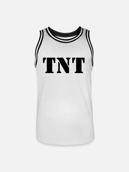 TNT Dynamite - Men's Basketball Jersey - white/black