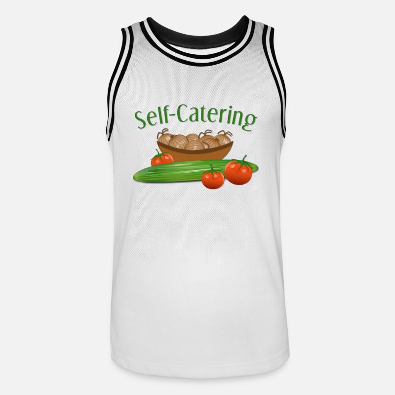 Selbstversorger Gärtner Bauer Garten - Männer Basketball-Trikot - Weiß/Schwarz