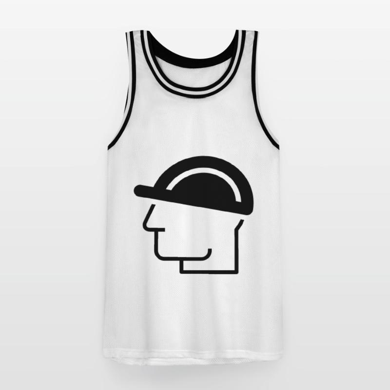 Construction Manager, Helm, Construction Site, Construction Worker, Construction Men's Basketball Jersey