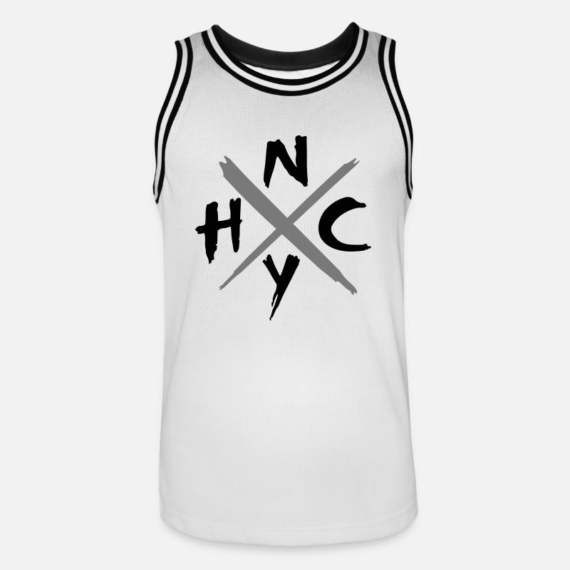 NYHC_2 - Men's Basketball Jersey - white/black