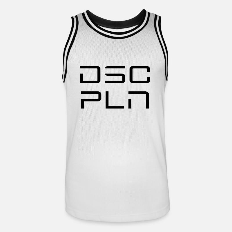 DSCPLN - Maillot de basket Homme - blanc/noir
