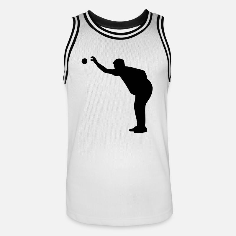 Boule - Männer Basketball-Trikot - Weiß/Schwarz