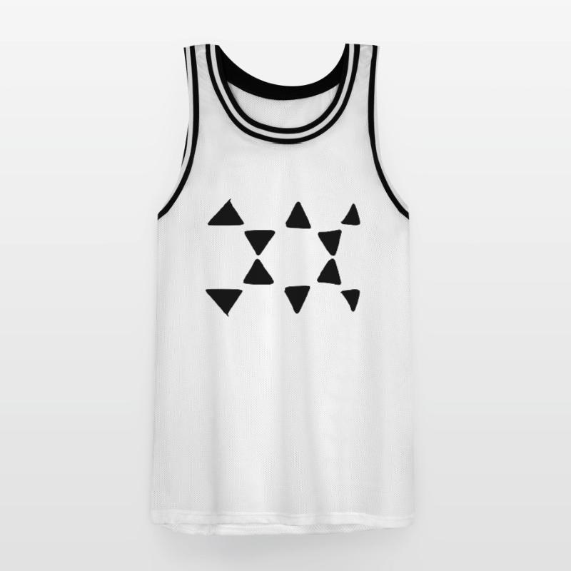Triangular Pattern Triangular Shapes Men's Basketball Jersey