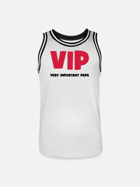 Very Important Papa :) - Men's Basketball Jersey - white/black