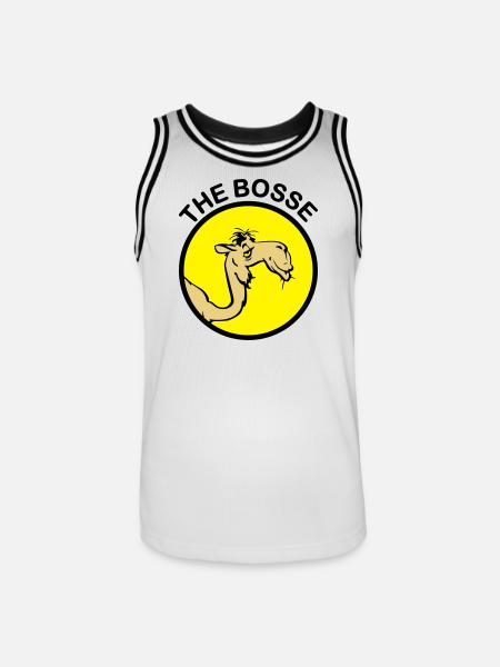 The Bosse I - Maillot de basket Homme - blanc/noir