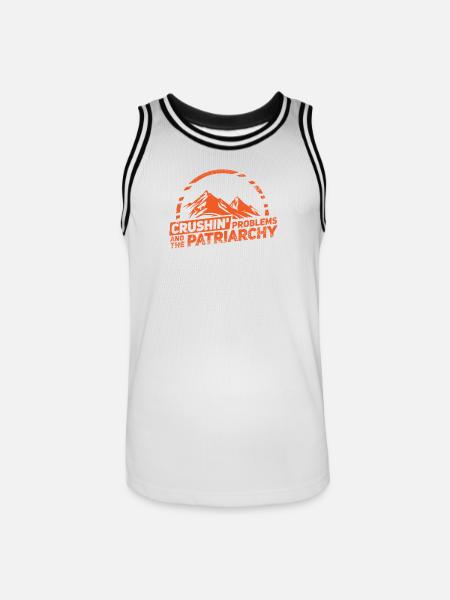Geschenk Kletterer Boulderer klettern - Männer Basketball-Trikot - Weiß/Schwarz