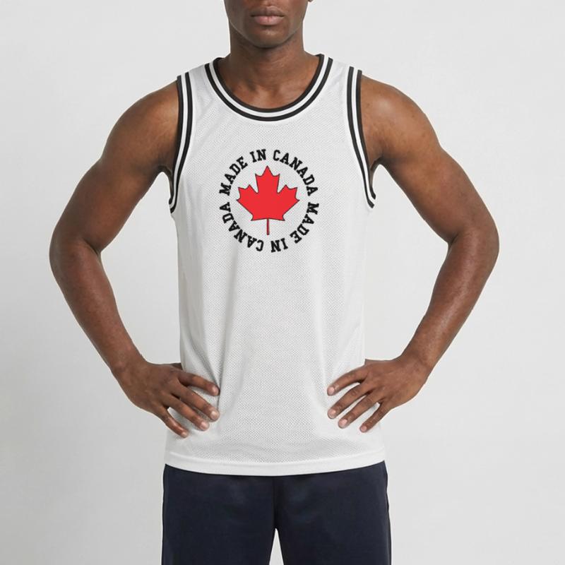 Made in Canada – Maple Leaf Statement Men's Basketball Jersey