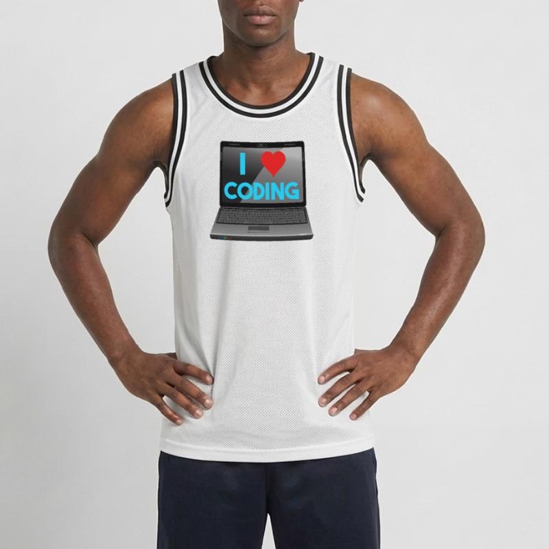 Programmieren, Programmierer, Informatiker Männer Basketball-Trikot