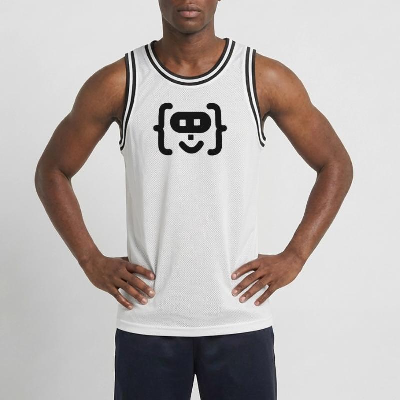 Logo du code du programmeur hacker Maillot de basket Homme