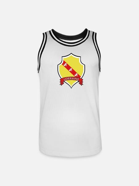 Lorraine - Maillot de basket Homme - blanc/noir