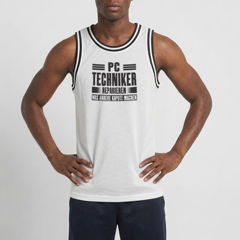 Service Technician Support Solution Devis Service PC Maillot de basket Homme