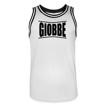 Giobbe T-Shirt Geschenkidee T-Shirt - Männer Basketball-Trikot - Weiß/Schwarz - Vorne - AI Model Male 185 dark (185cm)