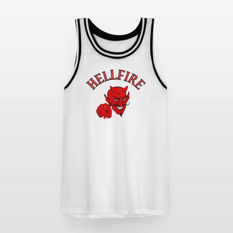 Devil, Satan, Devil, Hellfire Men's Basketball Jersey