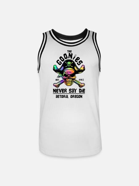 THE GOONIES 5 - Men's Basketball Jersey - white/black