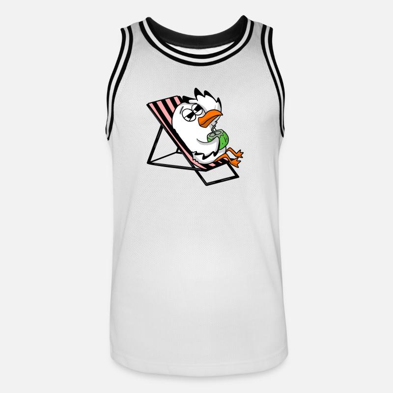 Gull - Men's Basketball Jersey - white/black