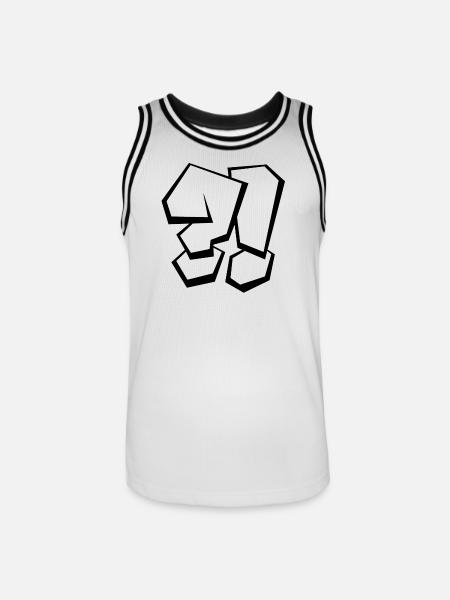 WTF why why why ?! - Men's Basketball Jersey - white/black