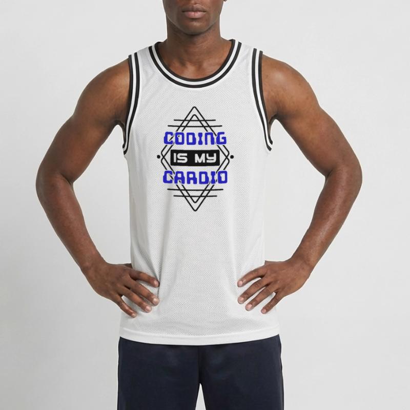Cool Saying Développeur Coden Programmeur Code Maillot de basket Homme