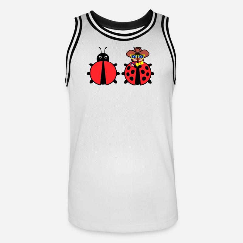 Bugs Debug Developer Bugfixing Programmer - Men's Basketball Jersey - white/black