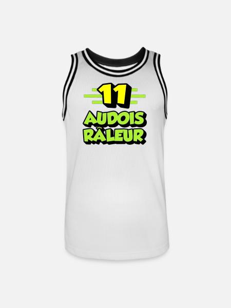 Complaining Audois - Men's Basketball Jersey - white/black