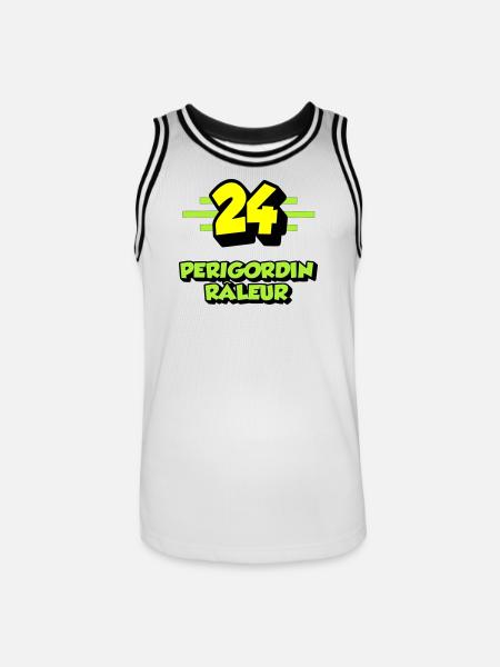 Complaining Périgordin - Men's Basketball Jersey - white/black