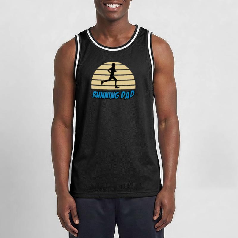Running dad Men's Basketball Jersey