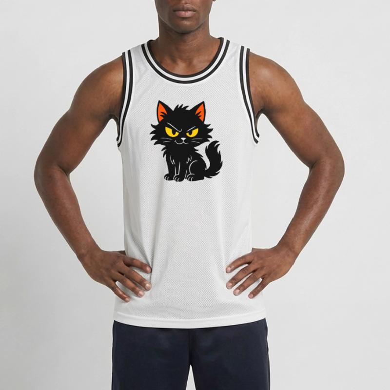 Chaton doux Maillot de basket Homme