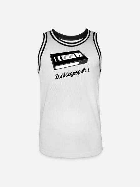 Rewound - Men's Basketball Jersey - white/black