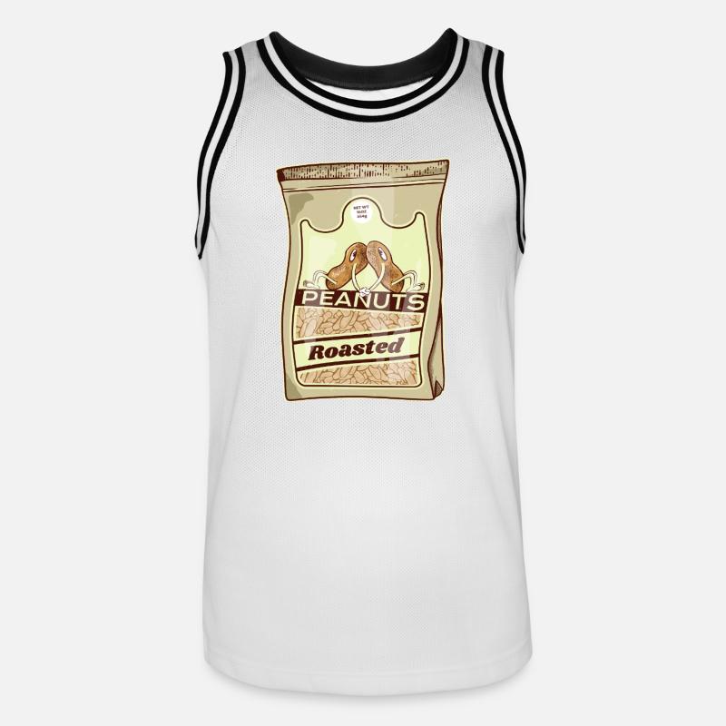 Roasted Peanuts Retro Pack - Men's Basketball Jersey - white/black