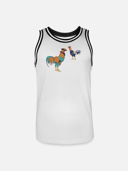 Rivaux - Maillot de basket Homme - blanc/noir