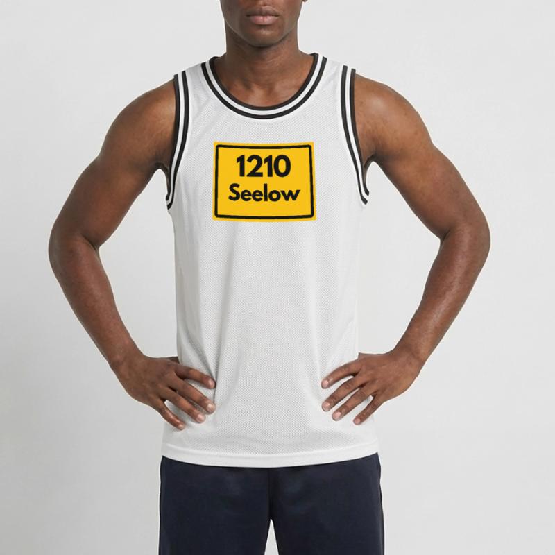 OLD POSTCODE POSTCODE RETRO 1210 SEELOW HEIMAT Men's Basketball Jersey